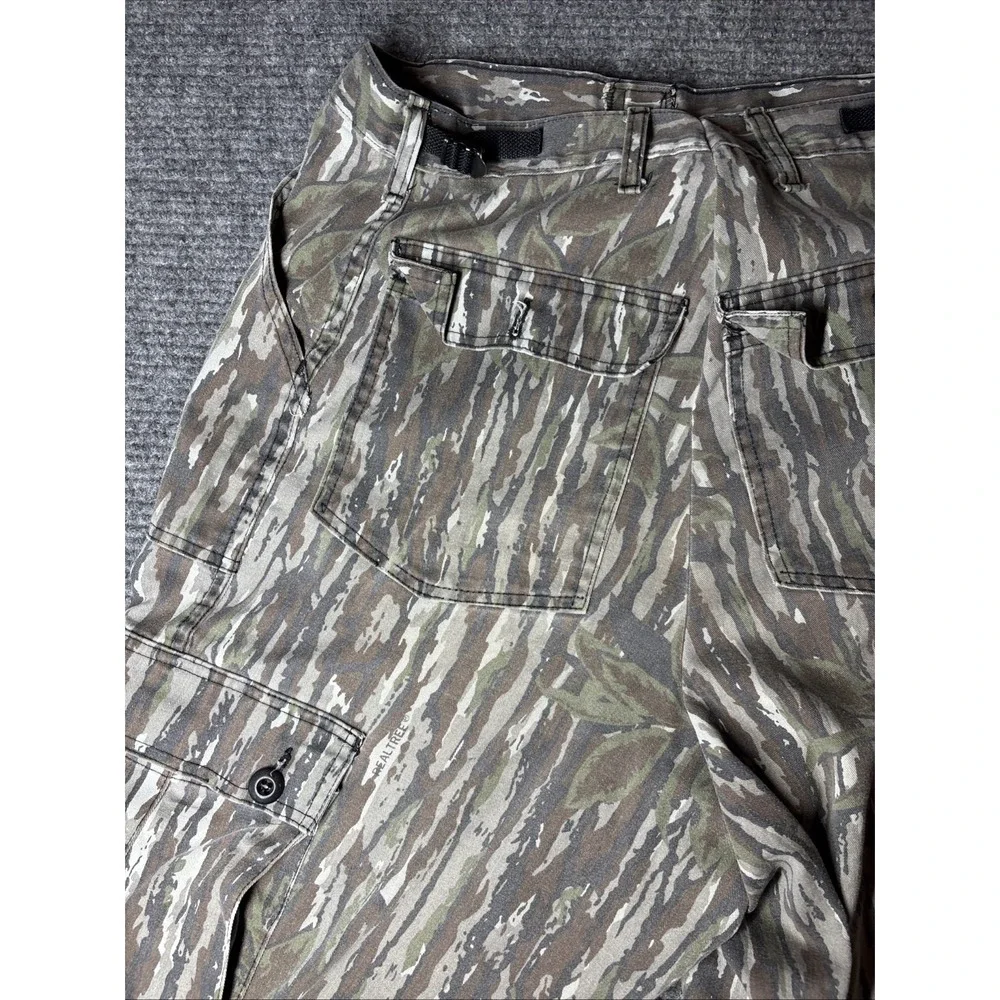 Buck Apparel Hunting Pants Camo‎ Mens 31 X 24 Vintage Real Tree Grunge